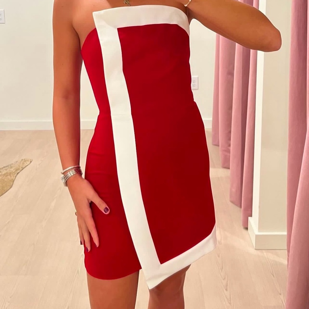 Amanda Uprichard Rhodes Dress in Red